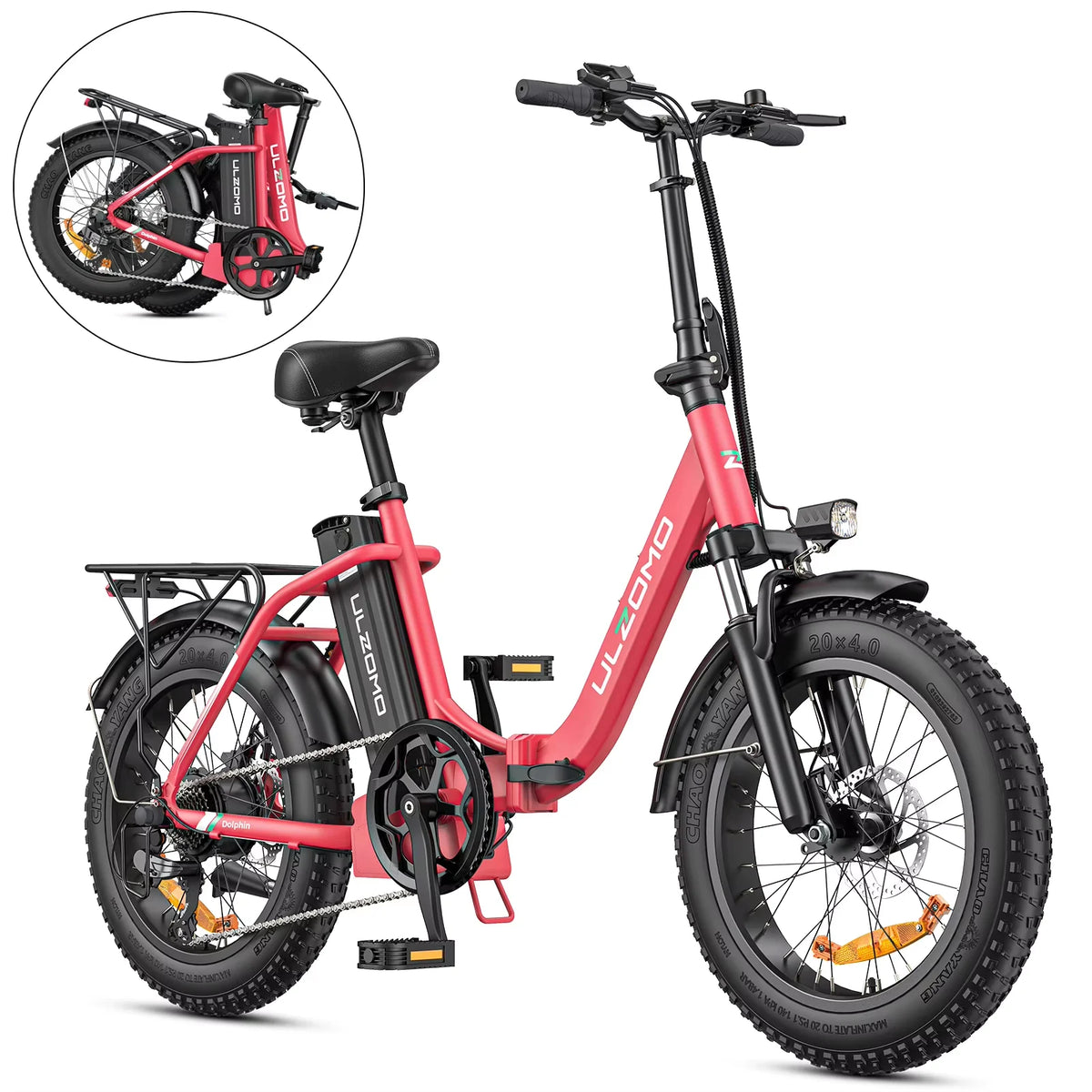 Vélo Électrique Pliant Ulzomo Dolphin – 250W, 20", Autonomie jusqu’à 89 km